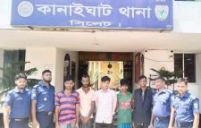 কানাইঘাটে ৯ মাসের শিশুর সামনে মাকে গণধর্ষণ: আটক ৫