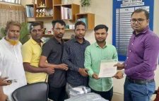 ছাতকে ‌‘পরিবহন শ্রমিক আইন ২৩’ বাতিলের দাবিতে স্মারকলিপি প্রদান