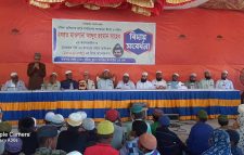 জাফলংয়ে বিদায়বেলায় মসজিদের ইমামকে জাঁকজমক সংবর্ধনা