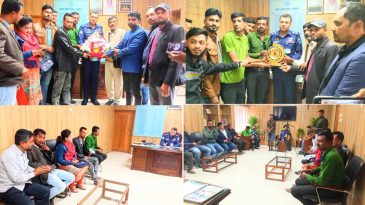 পুলিশ সুপারের সাথে নড়াইল মডেল প্রেসক্লাব নেতৃবৃন্দের মতবিনিময়