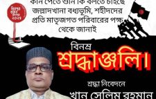 মিরপুর মুক্ত দিবসে, শহীদদের প্রতি শ্রদ্ধা জানিয়েছেন খান সেলিম রহমান