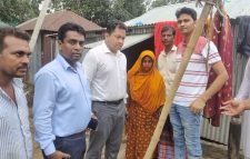 গোয়াইনঘাট উপজেলায় বন্যায় ক্ষতিগ্রস্ত রাস্তাঘাট পরিদর্শন করেন নির্বাহী অফিসার মোঃ তৌহিদুল ইসলাম 