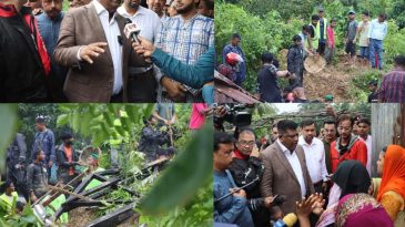 সিলেটে একই পরিবারের তিনজন টিলা ধসে মাটিচাপায় উদ্ধারে সেনাবাহিনী, ঘটনাস্থলে সিসিক মেয়র