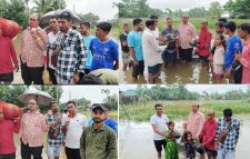 সিলেটে বন্যার্তদের মাঝে বাংলাদেশ মফস্বল সাংবাদিক সোসাইটি’র উদ্যোগে শুকনো খাবার বিতরণ
