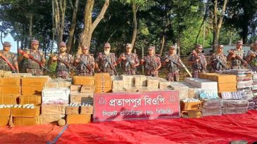 সিলেট সীমান্তে ১২০ কোটি টাকার চোরাই পণ্য জব্দ