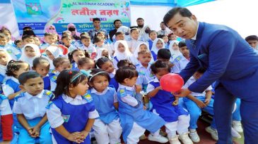 নরসিংপুরের আল মদিনা একাডেমিতে  পিঠা উৎসব ও নবীন বরণ অনুষ্ঠানমালায় মুখরিত হয়ে ওঠে