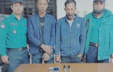 মাদক সেবন করতে এসে সিলেটের বন্দর পুলিশ ফাঁড়ি পুলিশের জালে চিহ্নিত দুই ছিনতাইকারী