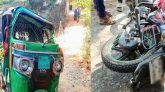 মোটরসাইকেল-সিএনজি অটোরিকশার মুখোমুখি সংঘর্ষে নিহত ২