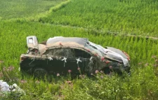 সিলেটে রেল ক্রসিংয়ে ট্রেনের ধাক্কায় বরের গাড়ি ছিটকে পড়লো ধানক্ষেতে
