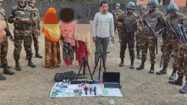 সিলেটে ৩ নারী সহ আটক৪ জন সাংবাদিক রাজন আত্মসমর্পণ করার পর ছেড়ে দিয়েছে পুলিশ