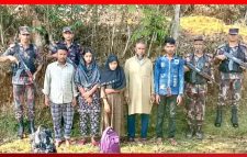 কুলাউড়ায় অবৈধ অনুপ্রবেশকালে বিজিবির হাতে আটক ৫