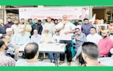 মিথ্যা তথ্য দিয়ে অপপ্রচারের প্রতিবাদে কোম্পানীগঞ্জ উপজেলা বিএনপি যুবদল ছাত্রদল ও অঙ্গসংগঠনের নেতৃবৃন্দের ব্যানারে প্রতিবাদ
