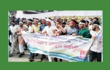 সিলেট পলিটেকনিক ইনস্টিটিউট এর শিক্ষার্থীরা ৬ দফা দাবি আদায়ে বিক্ষোভ মিছিল