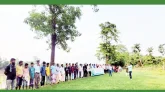রাতারগুল রক্ষায় মানব বন্ধন