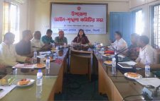 মোটরসাইকেল চুরি বৃদ্ধি পাওয়ায়   আইনশৃঙ্খলার সভায় উদ্বেগ প্রকাশ  ঈদুল আযহায় আইনশৃঙ্খলা রক্ষায়  সতর্কবার্তা ইউএনও উর্মি রায়ের।