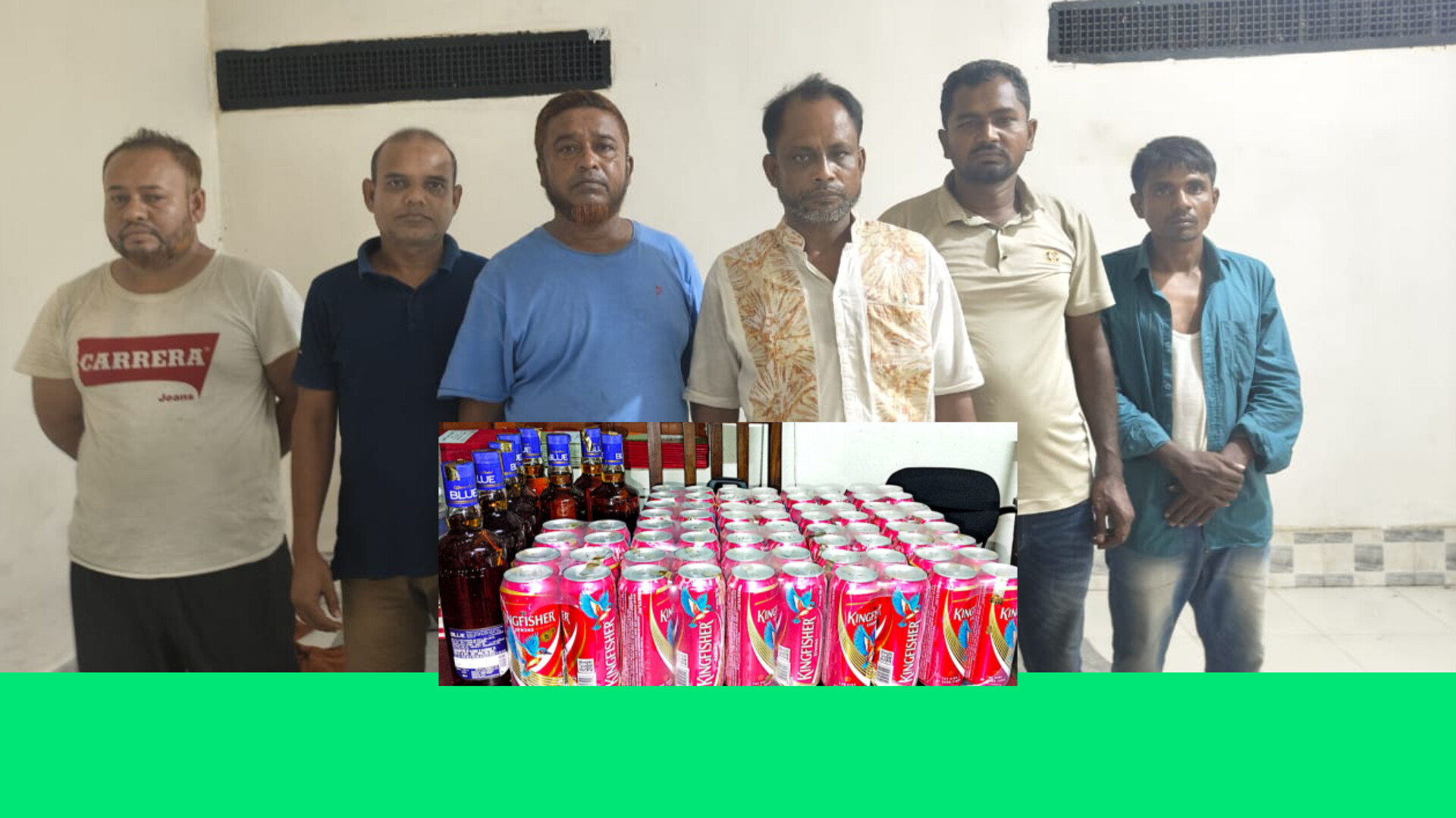 পুলিশের পৃথক দুটি অভিযানে চকলেট মদ সহ ৬ আটক