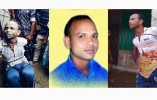 সুনামগঞ্জে চুরির ঘটনায় এক চোরকে হাত পা বেঁধে গণধোলাই।