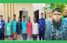 দেশীয় অস্ত্রসহ আটক ৬,  গণধুলাইয়ের শিকার হুমায়ুন, নৌপথে চাঁদাবাজি