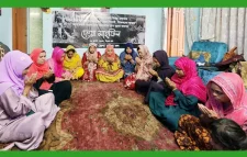 মাইলষ্টোন স্কুল অ্যান্ড কলেজে নিহতের মাগফেরাত কামনায়  মহিলা দলের দোয়া মাহফিল