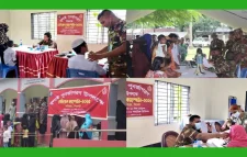সেনাবাহিনীর এক দিনের বিশেষ চিকিৎসাসেবা কর্মসূচি অনুষ্ঠিত