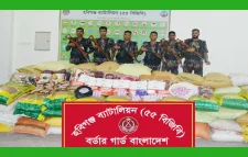ভারতীয় মাদক, গরু এবং চোরাই পণ্য জব্দ করেছে বিজিবি
