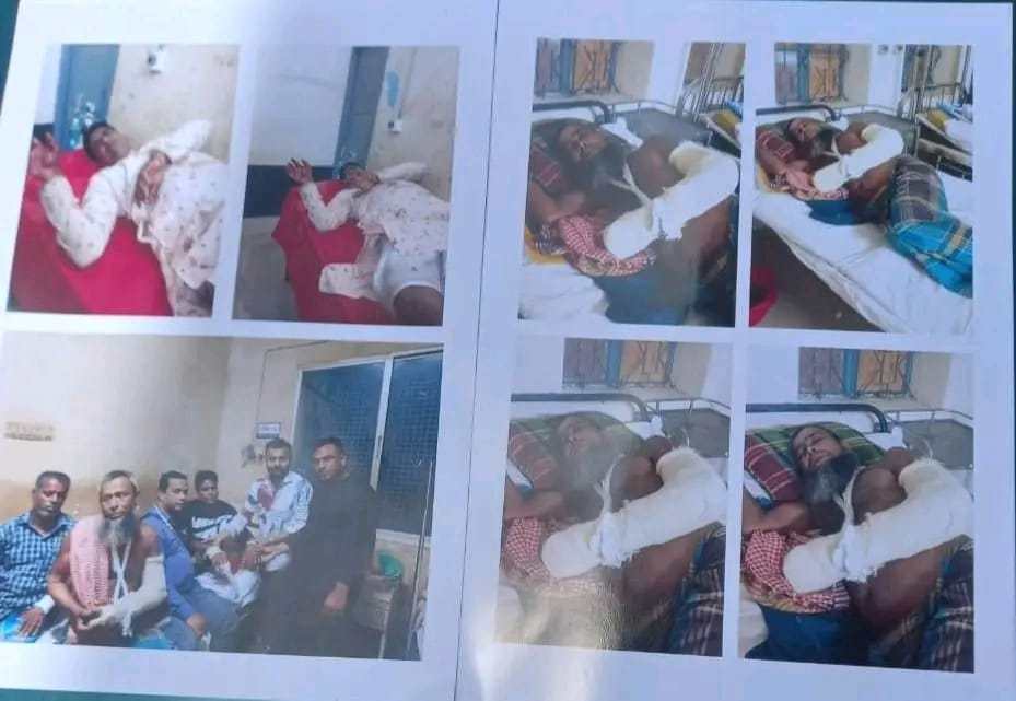 মৌলভীবাজার কুলাউড়া উপজেলায় জমির বিরোধ নিয়ে হামলায় শিশু সহ আহত ৭