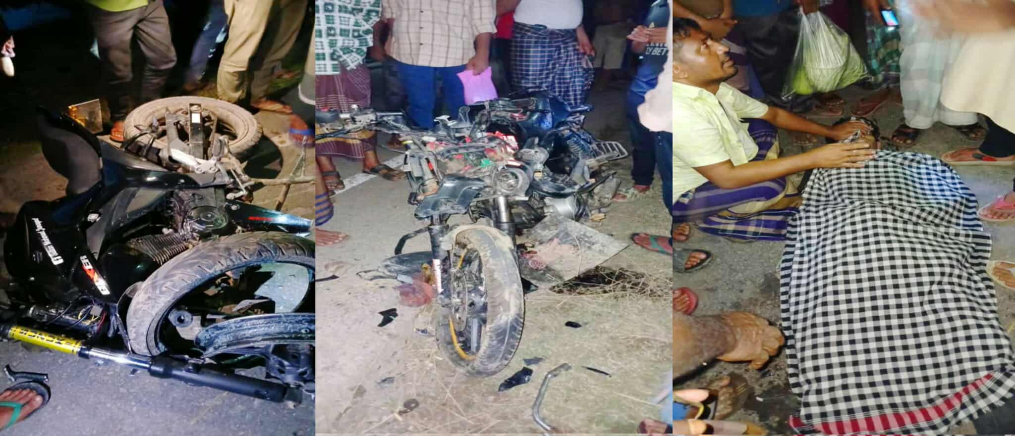 জৈন্তাপুরে তামাবিল মহাসড়কে বাস চাপায় মোটরসাইকেল আরোহী নিহত