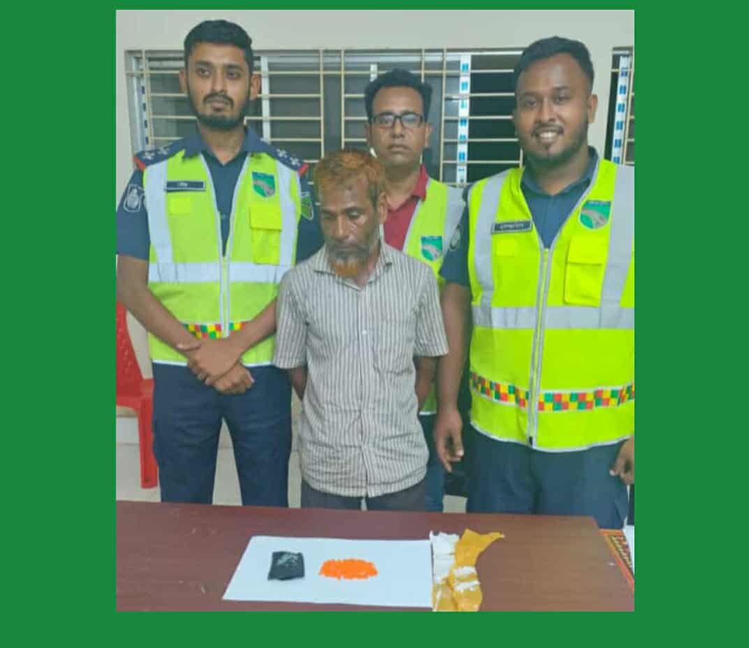 তামাবিল হাইওয়ে থানার অভিযানে ইয়াবাসহ আটক, মাদকের বিরুদ্ধে জোরদার সাফল্য