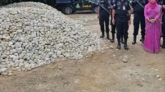 জাফলং থেকে লুট হওয়া ৭ হাজার ঘনফুট সাদা পাথর উদ্ধার করেছে র‌্যাব