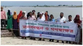 কুড়িগ্রামের  বিদ্যালয় প্রতিষ্ঠার দাবিতে মানববন্ধন ও গণস্বাক্ষর