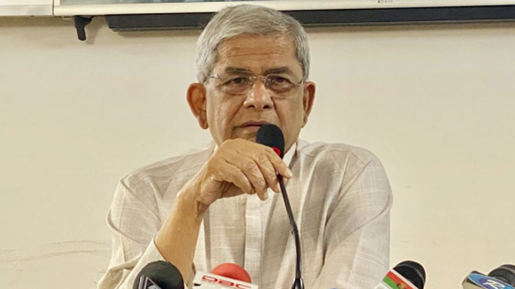 নির্বাচনের রোডম্যাপকে স্বাগত জানালেন মির্জা ফখরুল