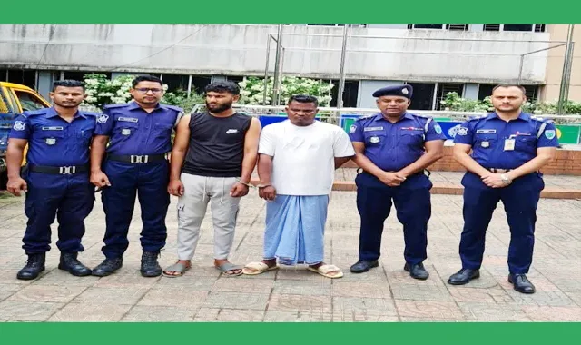 দুই ছিনতাইকারীকে গ্রেপ্তার করেছে পুলিশ
