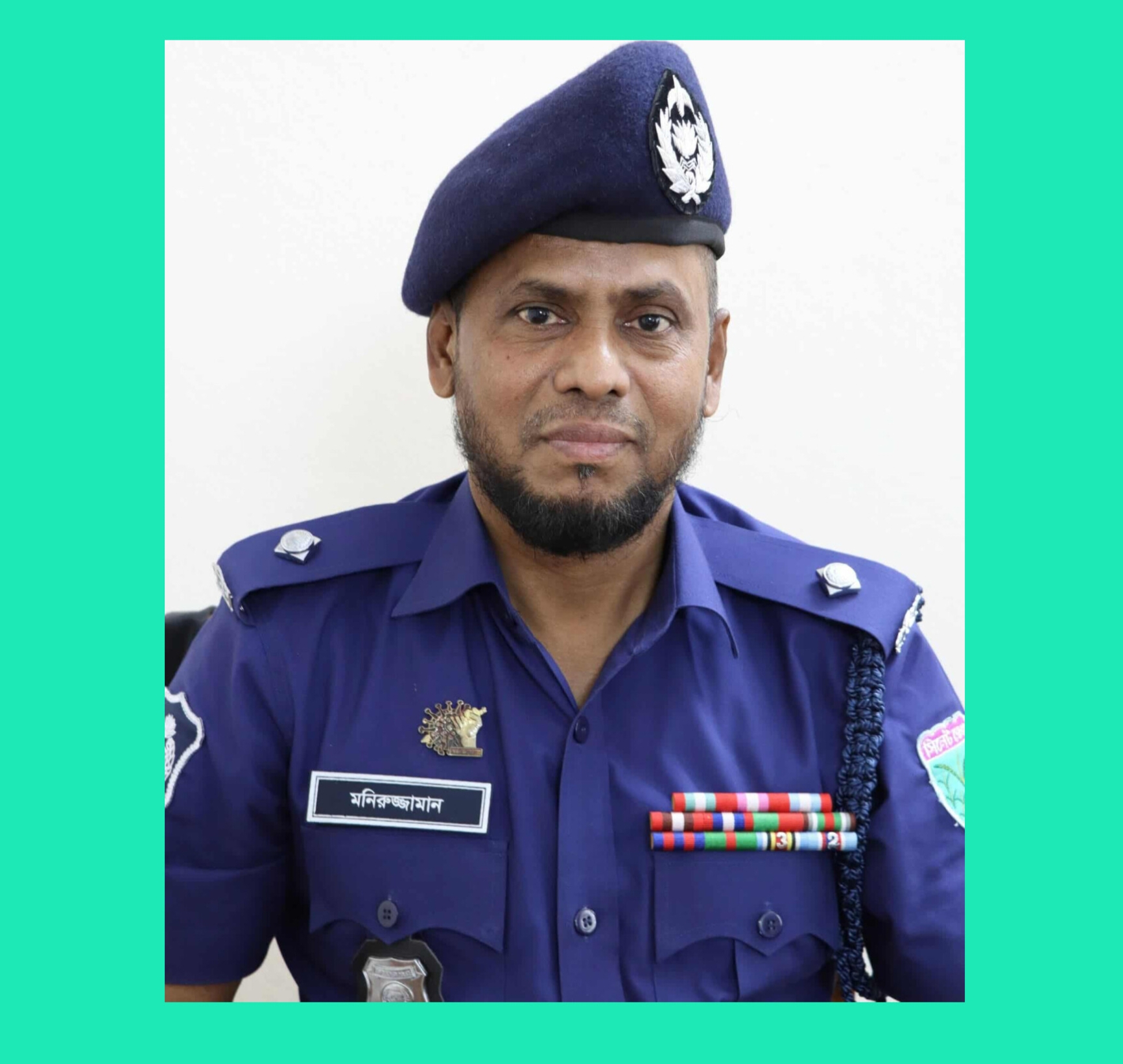 সিলেটের গোলাপগঞ্জ মডেল থানার নতুন অফিসার ইনচার্জ মনিরুজ্জামান মোল্লা