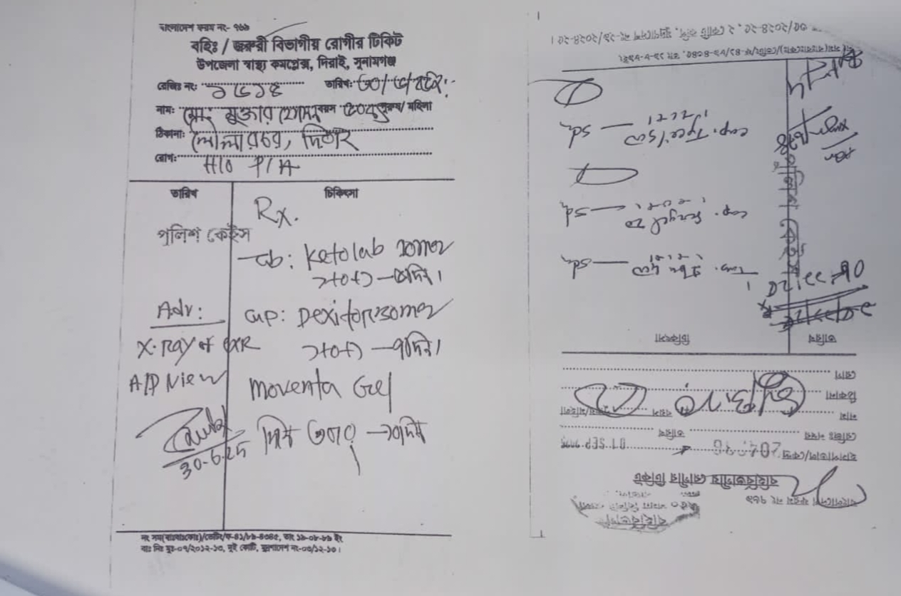 ঘটনার সাড়ে তিন মাসেও মামলা নেয়নি দিরাই থানা পুলিশ