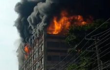 চট্টগ্রাম সিইপিজেডে তোয়ালে কারখানায় ভয়াবহ আগুন