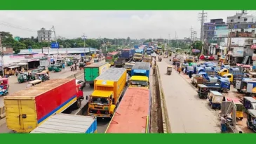 ঢাকা-সিলেট মহাসড়কে ১৭ কিমি যানজট, ভোগান্তিতে হাজারো যাত্রী