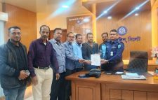 সিলেটের নবাগত এসপির সাথে জাতীয়  গণমাধ্যম কমিশনের সৌজন্য সাক্ষাৎ