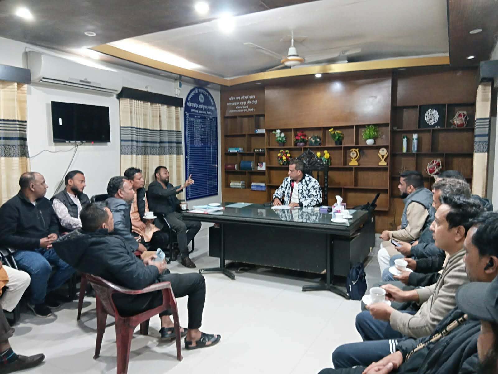 গোলাপগঞ্জে নবাগত ওসির সাথে সোসাইটি অব জাতীয় গণমাধ্যম কমিশনের মতবিনিময় সভা অনুষ্ঠিত