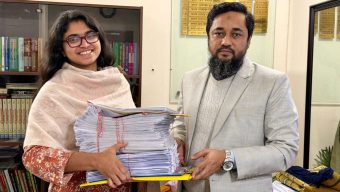 স্বতন্ত্র প্রার্থী হিসেবে মনোনয়নপত্র জমা দিলেন ডা. তাসনিম জারা