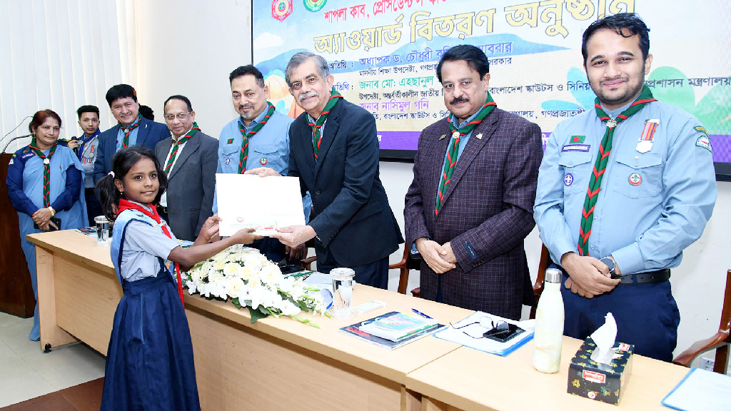 জুলাই আন্দোলনে শহীদ ১১ স্কাউট নতুন বাংলাদেশ নির্মাণের প্রেরণা: শিক্ষা উপদেষ্টা সি আর আবরার