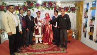 জাতীয় জনতাপার্টির শাহ আবিদ আলীর পূত্র শাহ সালেহ হাছরাত এর বিবাহ সম্পন্ন