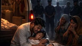 জেলগেটের সামনে থেমে থাকা অ্যাম্বুলেন্স থেকে রাষ্ট্রের কঠিন প্রশ্ন