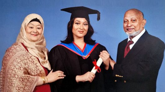 যুক্তরাজ্যের কুইন মেরি ইউনিভার্সিটি থেকে উচ্চতর ডিগ্রি অর্জন করেছে সিলেটের হাজেরা খাতুন সপ্না