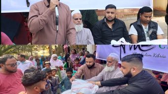 মরহুম গোলাম কিবরিয়া হিরা মিয়ার স্মরণে ৪০০ পরিবারের মাঝে খাদ্য সামগ্রী বিতরণ।