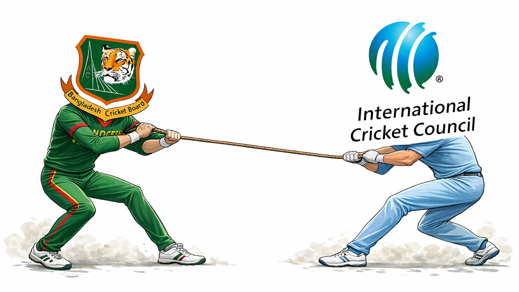 ক্রিকেট কূটনীতিতে বিসিবির ভরাডুবি: ভারতে যেতেই হবে বাংলাদেশকে, নতুবা বিশ্বকাপ থেকে বাদ!
