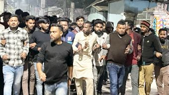 ১০ নং ওয়ার্ডে ধানের শীষের সমর্থনে বিএনপির বিশাল মিছিল ও জনসভা: খন্দকার মুক্তাদিরের পক্ষে গণজোয়ার