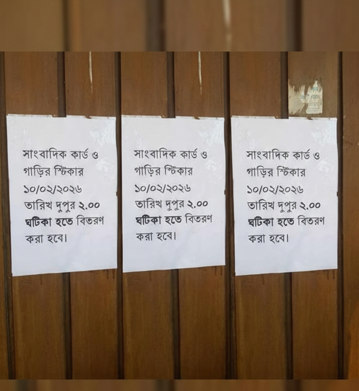 পাসকার্ড নিয়ে ডিসি অফিসে ‘ভানুমতির খেল’: বিভ্রান্তিতে সিলেটের সাংবাদিকরা