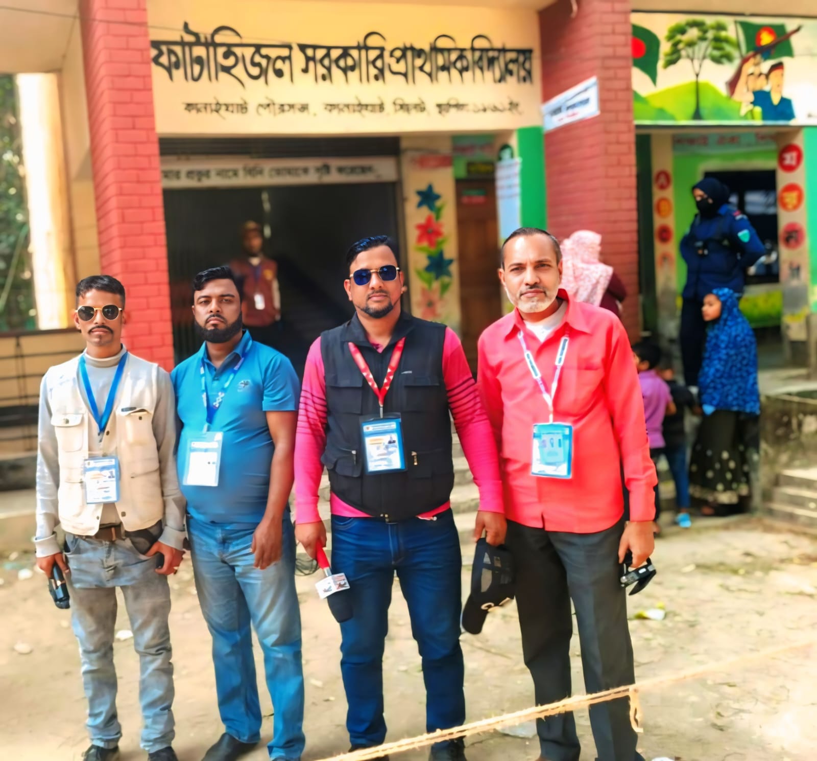 মাতৃজগত পরিবারের সিলেট বিভাগীয় টিমের নির্বাচনী এলাকা পরিদর্শন