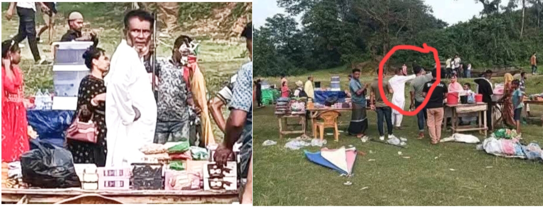 জাফলংয়ে ভাসমান দোকানের দৌরাত্ম্য, জিম্মি দোকানদাররা 