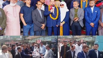 সিলেট বিমানবন্দর থেকে নেমে যুক্তরাজ্য বিএনপি নেতা জুলফিকার আলী: এম এ মালেক এর পক্ষে প্রচারণা শুরু করলেন